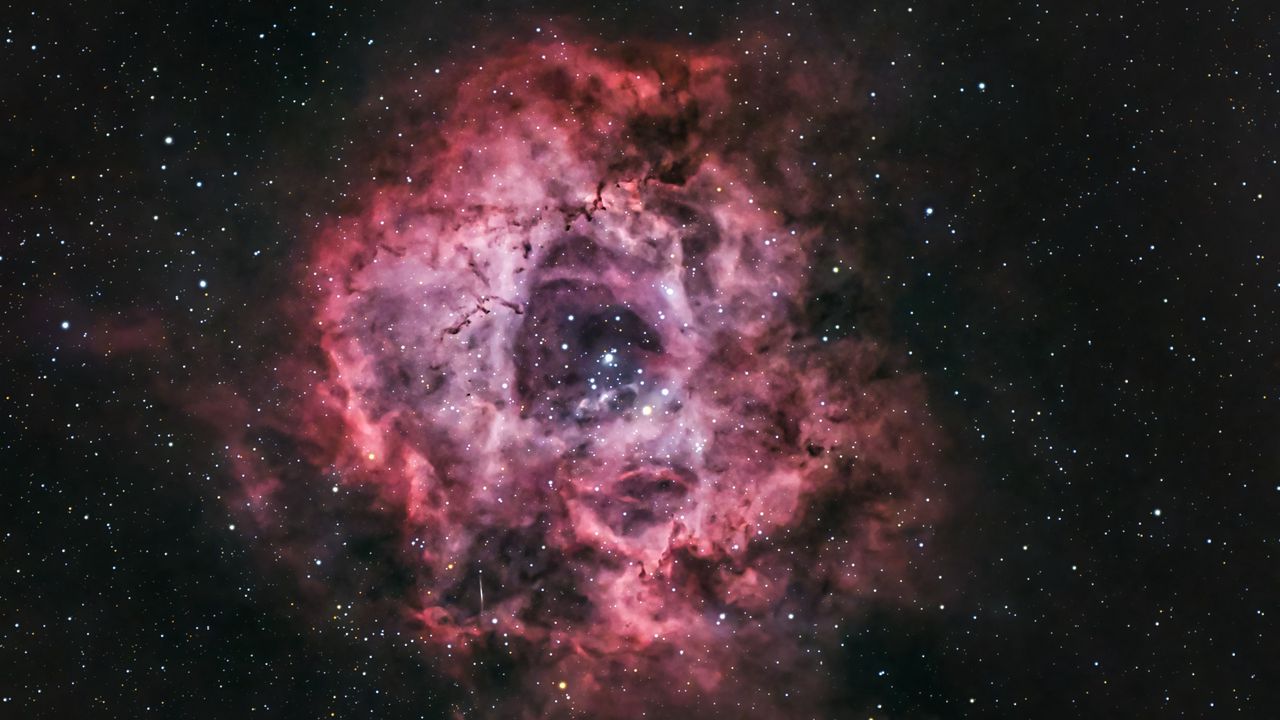 Wallpaper nebula, stars, galaxy, space, background