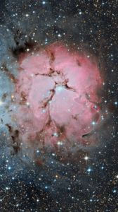 Preview wallpaper nebula, stars, glare, space
