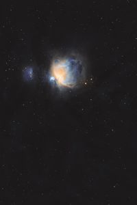 Preview wallpaper nebula, stars, glare, galaxy, space