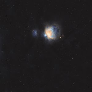 Preview wallpaper nebula, stars, glare, galaxy, space