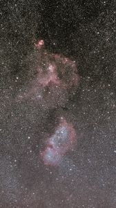 Preview wallpaper nebula, stars, glare, glow, space