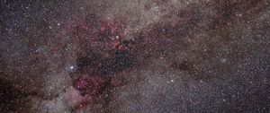Preview wallpaper nebula, stars, glare, shine, space