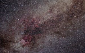 Preview wallpaper nebula, stars, glare, shine, space