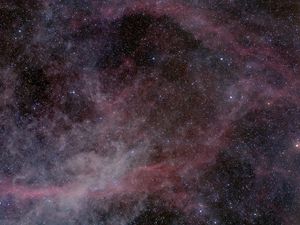 Preview wallpaper nebula, stars, glare, space, dark