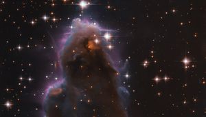 Preview wallpaper nebula, stars, glow, universe, galaxy, space