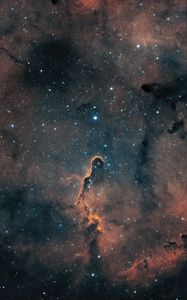 Preview wallpaper nebula, stars, glow, glare, space