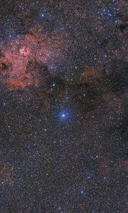 Preview wallpaper nebula, stars, glow, starry sky, space