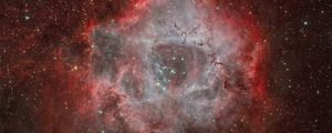 Preview wallpaper nebula, stars, lights, red, space