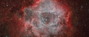 Preview wallpaper nebula, stars, lights, red, space