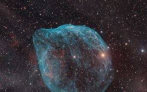 Preview wallpaper nebula, stars, lights, space