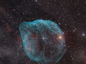 Preview wallpaper nebula, stars, lights, space