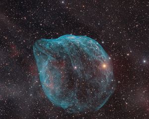 Preview wallpaper nebula, stars, lights, space