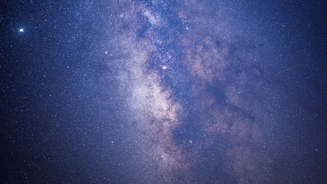 Wallpaper nebula, stars, night, space
