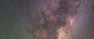 Preview wallpaper nebula, stars, night, tree, silhouette