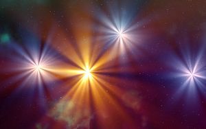 Preview wallpaper nebula, stars, radiance, light