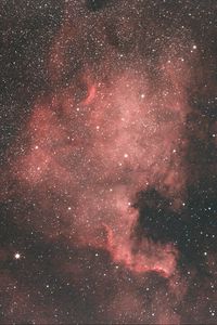 Preview wallpaper nebula, stars, red, space