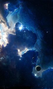 Preview wallpaper nebula, stars, shine, galaxy, space