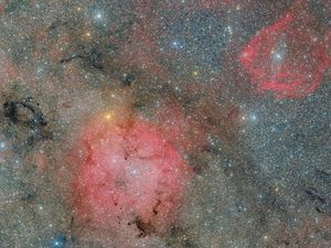 Preview wallpaper nebula, stars, shine, space