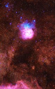 Preview wallpaper nebula, stars, sky, universe, glow