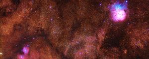 Preview wallpaper nebula, stars, sky, universe, glow