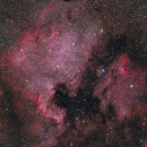 Preview wallpaper nebula, stars, space, pink, background