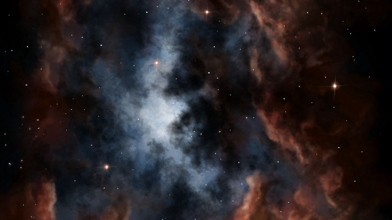 Wallpaper nebula, stars, space, galaxy, universe