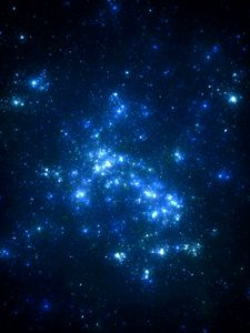 Preview wallpaper nebula, stars, space, light
