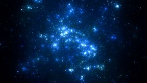 Preview wallpaper nebula, stars, space, light