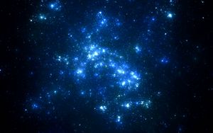 Preview wallpaper nebula, stars, space, light