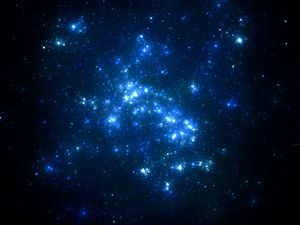 Preview wallpaper nebula, stars, space, light