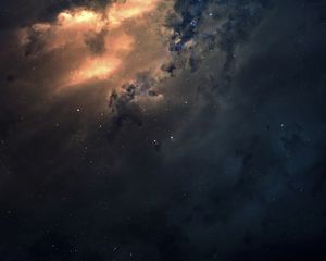 Preview wallpaper nebula, stars, space, universe