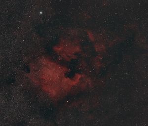 Preview wallpaper nebula, stars, space, red