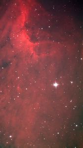 Preview wallpaper nebula, stars, space, universe, red