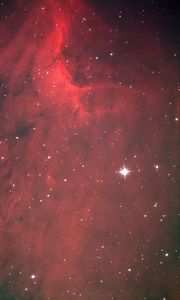 Preview wallpaper nebula, stars, space, universe, red