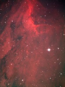Preview wallpaper nebula, stars, space, universe, red