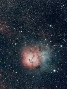 Preview wallpaper nebula, stars, space, universe, glow