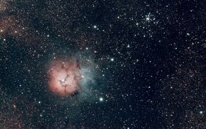Preview wallpaper nebula, stars, space, universe, glow