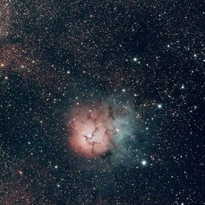 Preview wallpaper nebula, stars, space, universe, glow