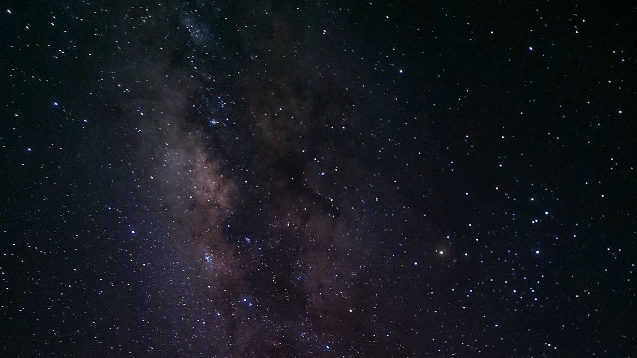 Wallpaper nebula, stars, space, glow