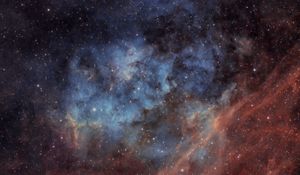 Preview wallpaper nebula, stars, space, galaxy, glow