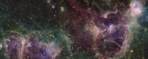 Preview wallpaper nebula, stars, space, universe, colorful, pleiad
