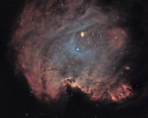 Preview wallpaper nebula, stars, space, light, universe