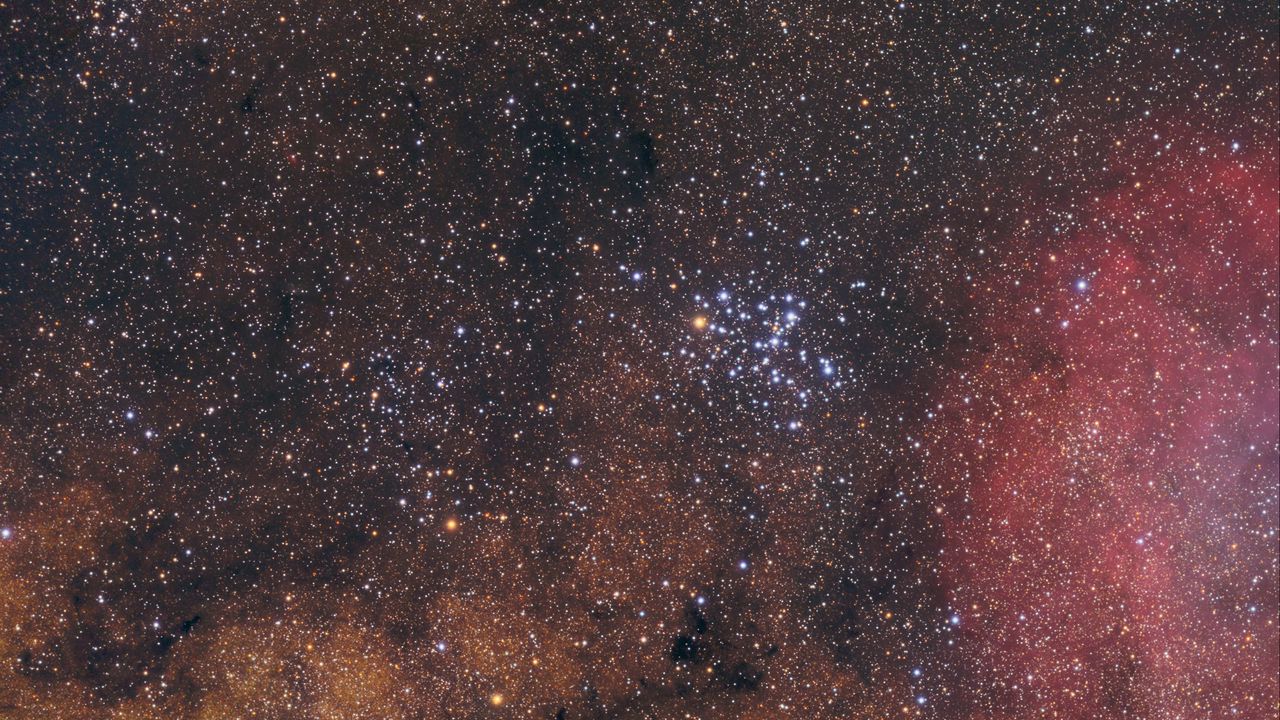 Wallpaper nebula, stars, space, shine