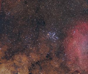 Preview wallpaper nebula, stars, space, shine