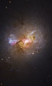 Preview wallpaper nebula, stars, space, glow, glare