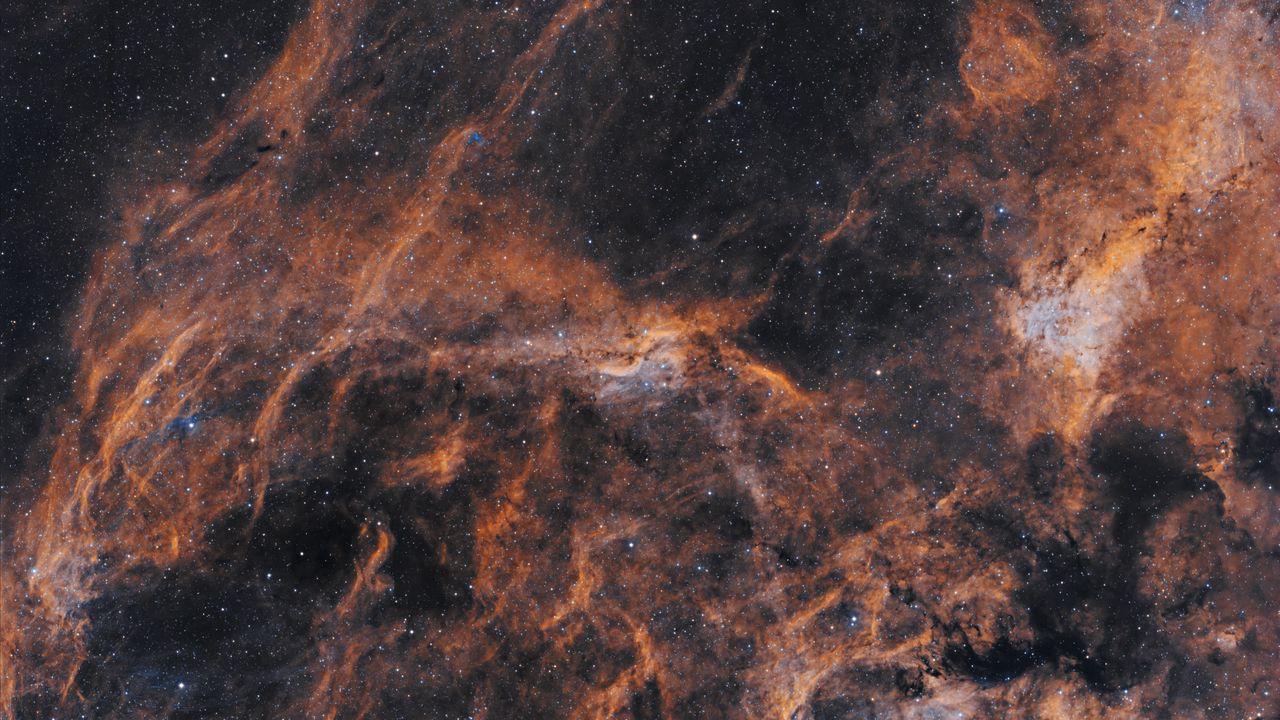Wallpaper nebula, stars, space, background
