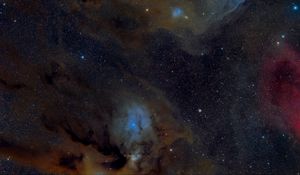 Preview wallpaper nebula, stars, space, darkness