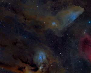 Preview wallpaper nebula, stars, space, darkness