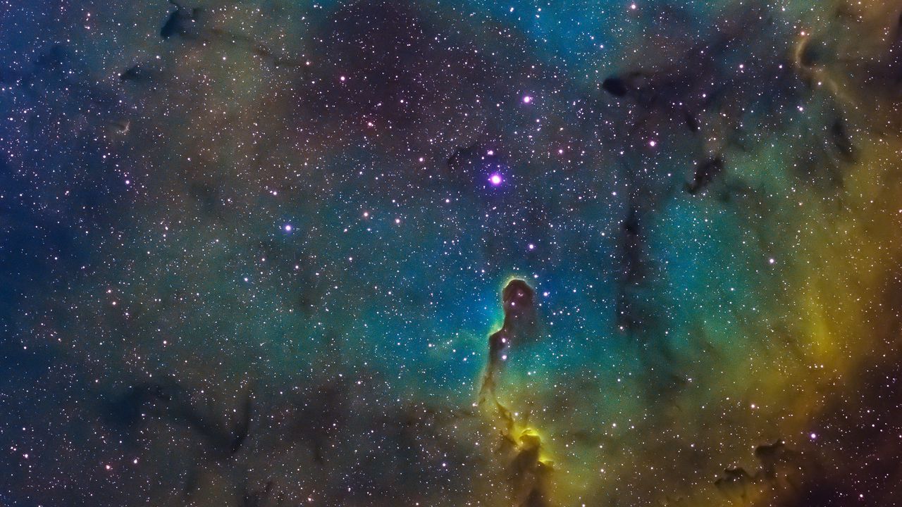 Wallpaper nebula, stars, starry sky, space