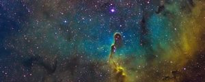 Preview wallpaper nebula, stars, starry sky, space